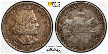 1893 50C Columbian N1