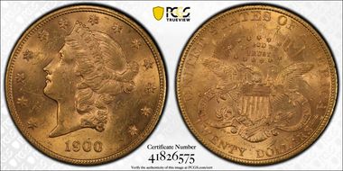 1900 $20 MS61