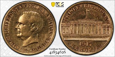 1917 G$1 McKinley N1