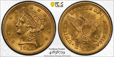 1905 $2.50 MS64