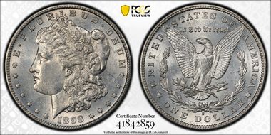 1898-S $1 AU55