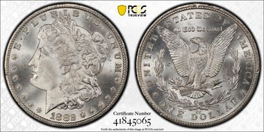 1882-CC $1 MS66+ 