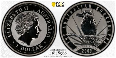 2009-P20 $1 Kookaburra Design #20 KM-1296 MS69