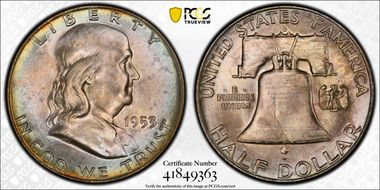 1953-D 50C MS65+ FBL