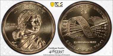 2010-D $1 Native American - Position A MS66