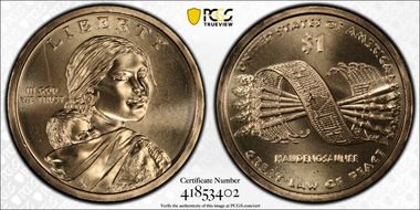 2010-D $1 Native American - Position B MS66