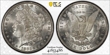 1883-CC $1 MS63