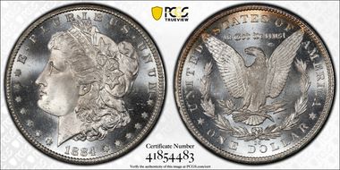 1884-CC $1 MS66PL
