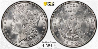 1889 $1 MS66+