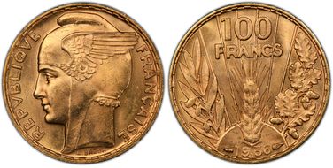 1936 100 Fr Gad-1148 F-554 MS64