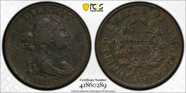 1805 1/2C Large 5, Stems N1BN