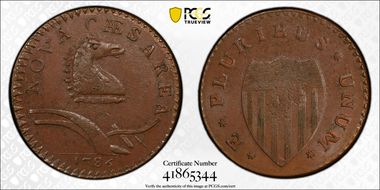 1786 NJ 1/2P Curved Plow Beam, Maris 24-P MS63BN