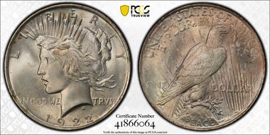1922 $1 MS65