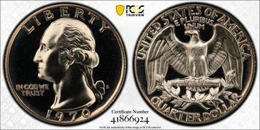 1970-S 25C PR68