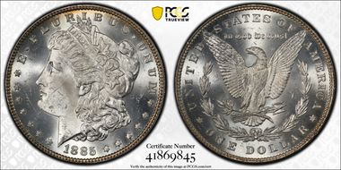 1885 $1 MS64