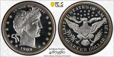 1909 25C PR66CAM