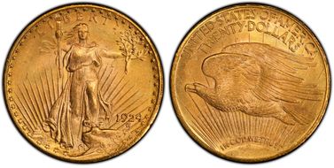1924 $20 MS65