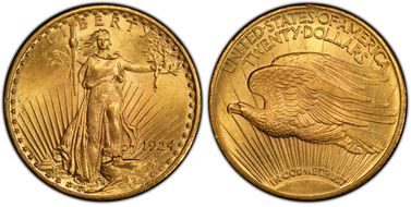 1924 $20 MS65