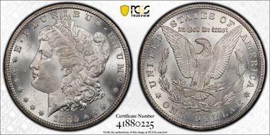 1885-CC $1 MS66+ 