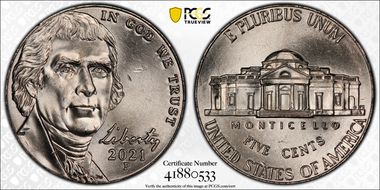 2021-P 5C Early Find MS65FS