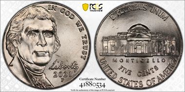 2021-P 5C Early Find MS66FS