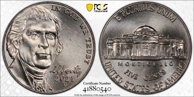 2021-D 5C Early Find MS64FS