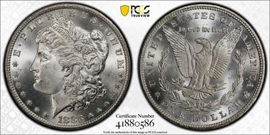 1883-CC $1 MS66+