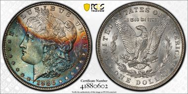 1886 $1 MS63