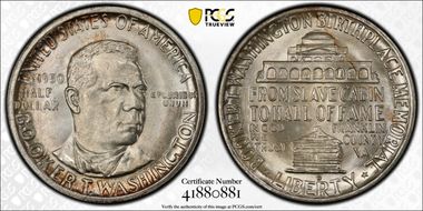 1950-D 50C Booker T. Washington MS67