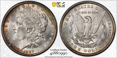 1889 $1 MS66