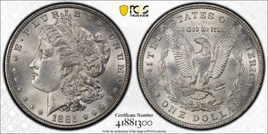 1885 $1 MS63