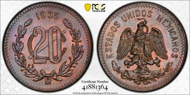 1935-Mo 20C KM-437 MS64BN