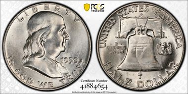 1959-D 50C MS66FBL