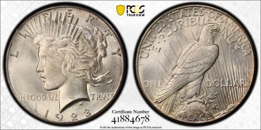 1928 $1 MS65+