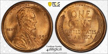 1909-S 1C Lincoln MS66RD