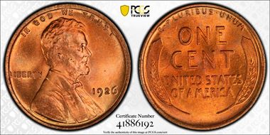 1926 1C MS67+ RD