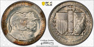 1936 50C Gettysburg MS67+