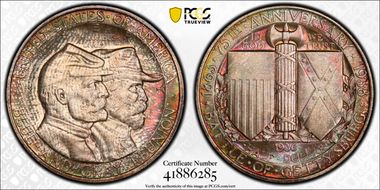 1936 50C Gettysburg MS67