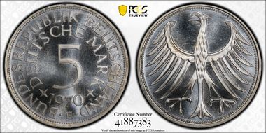 1970-F 5 Mk Regular Issue MS66