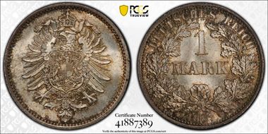 1887-A Mark J-9 MS67