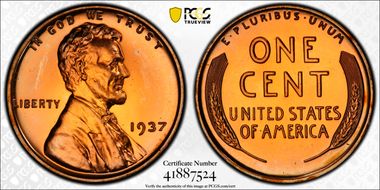 1937 1C PR66RD