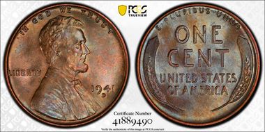 1941-D 1C MS65BN