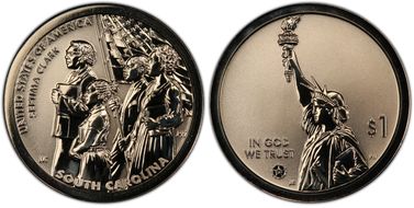 2020-S $1 American Innovation SC Rev PR Septima Clark First Strike PR70