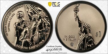 2020-S $1 American Innovation SC Rev PR Septima Clark First Strike PR70