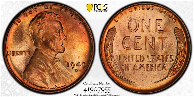 Cert 41907955 - Coin Image