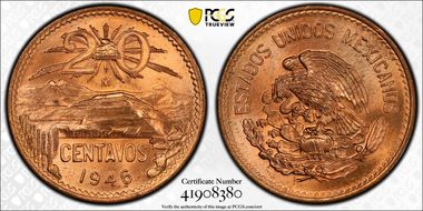 1946-Mo 20C KM-439 MS66RD