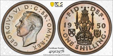 1950 Shil S-4109 Scottish Rev PR66