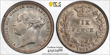 1881 6D S-3912 MS64