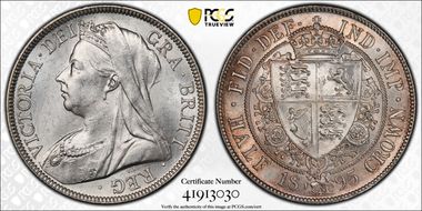 1895 1/2 Cr S-3938 MS64