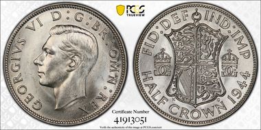 1944 1/2 Cr S-4080 MS63